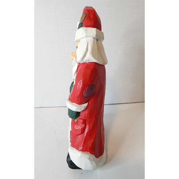 VTG SANTA CLAUS With TOY SACK 8 INCH Figurine RARE. EXCELLENT CONDITION HOLIDAY - Picture 3 of 8